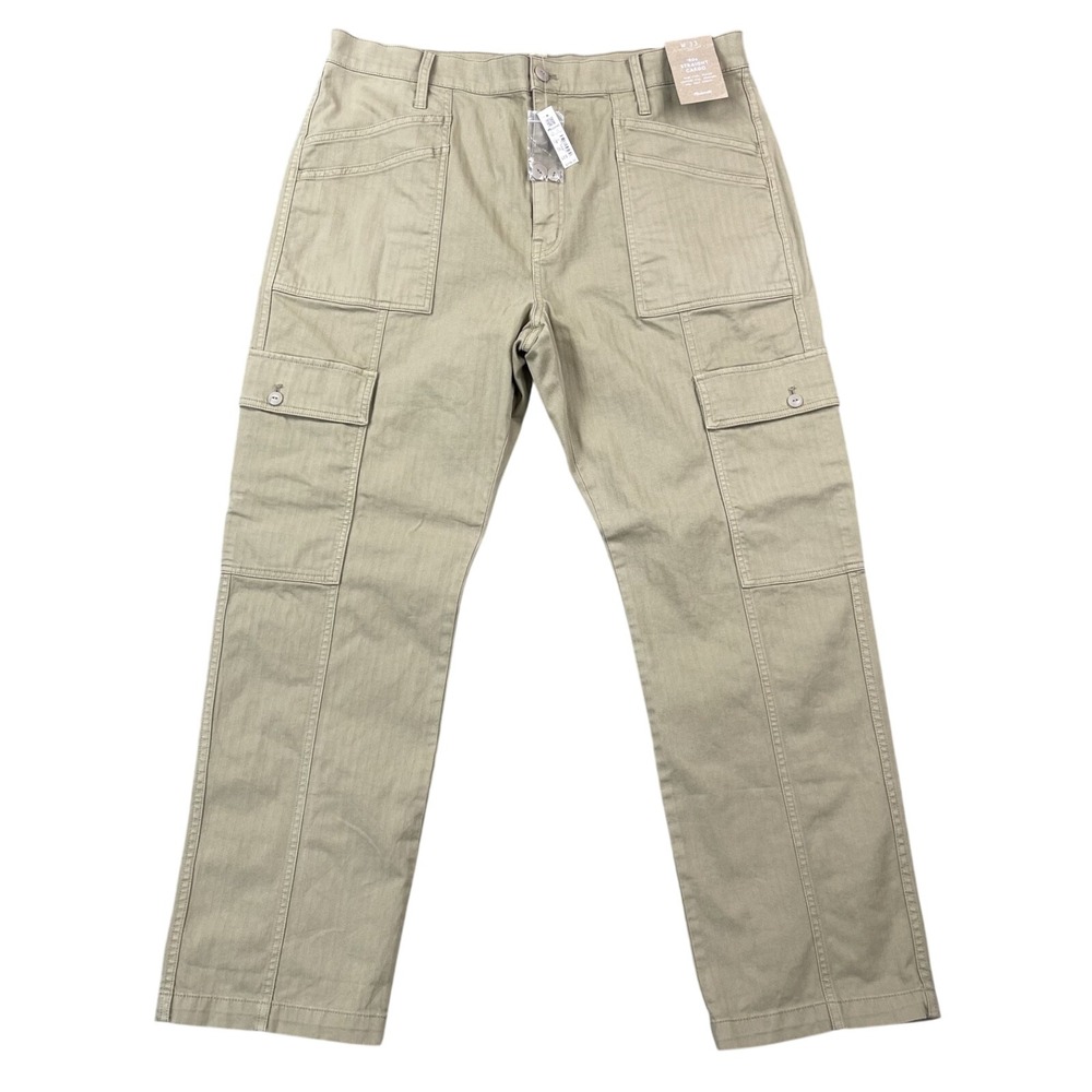 Madewell '90s Straight Cargo Pants Womens 33 (actual 36 x 30) High Rise - NWT